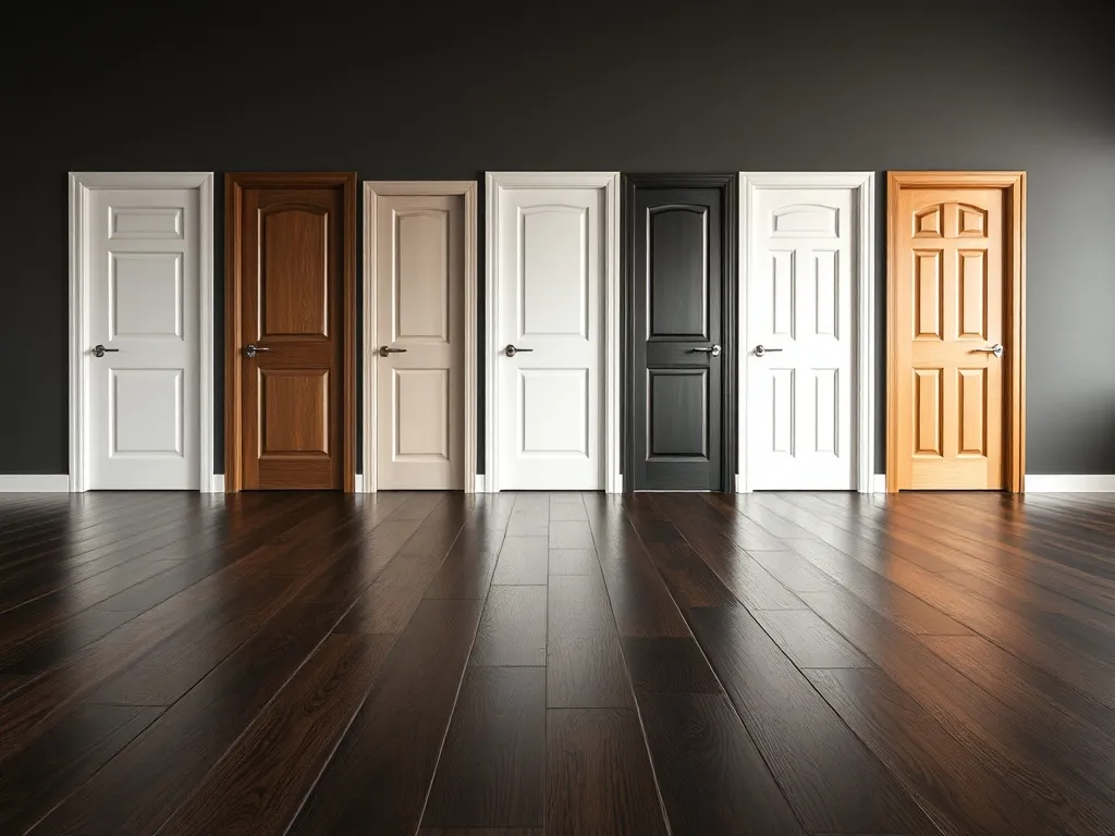 Ciemna podłoga: jakie drzwi najlepiej do niej pasują?