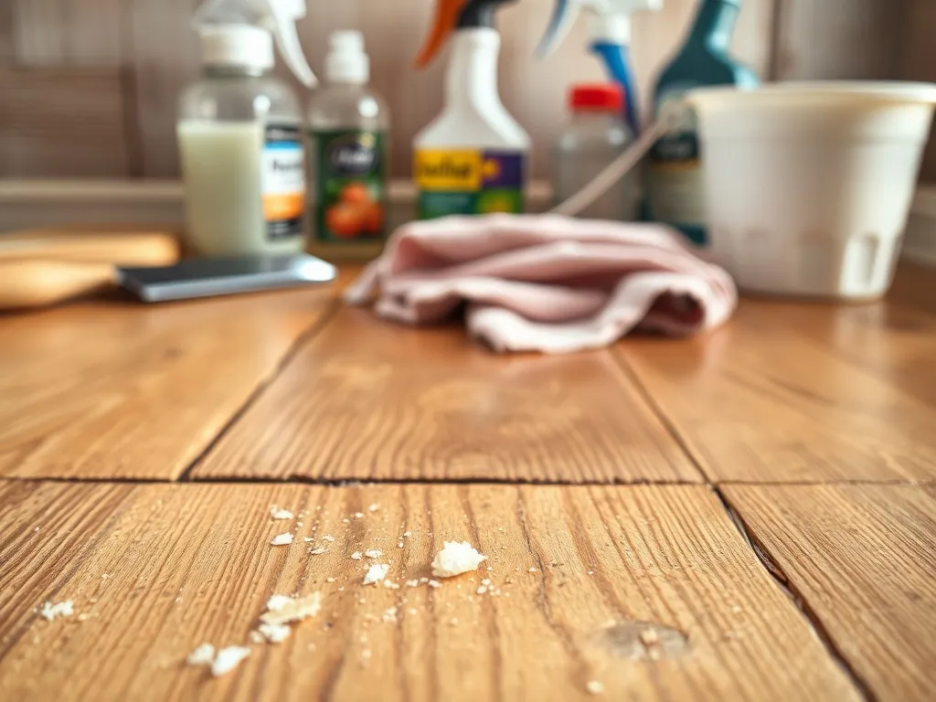 Czym usunąć klej z podłogi drewnianej? Sprawdzone metody