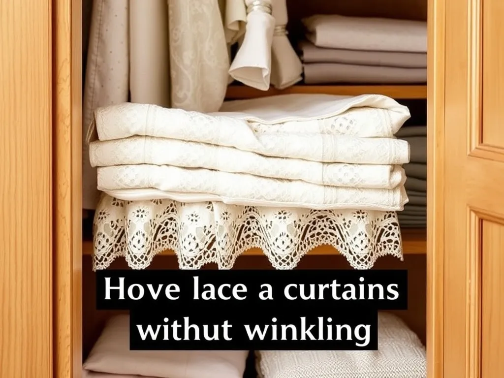Jak układać firanki w szafie, aby się nie gniotły?