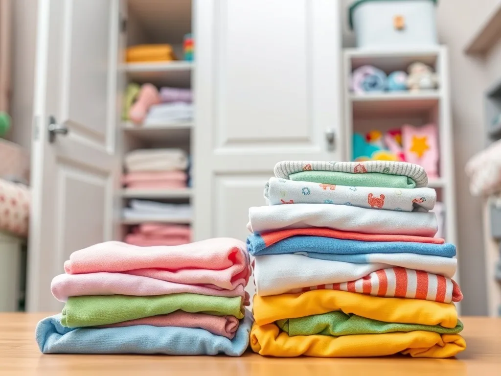 Jak ułożyć ubranka dla niemowlaka w szafie? Praktyczne porady