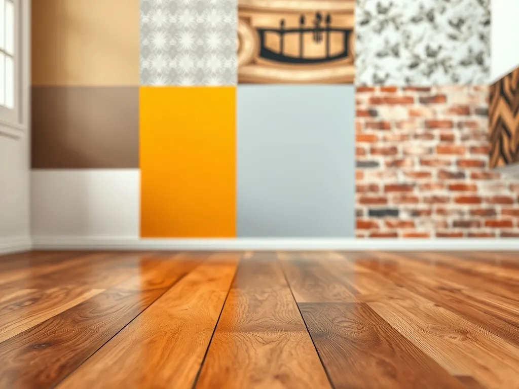 Brązowa podłoga: jakie ściany będą idealne?