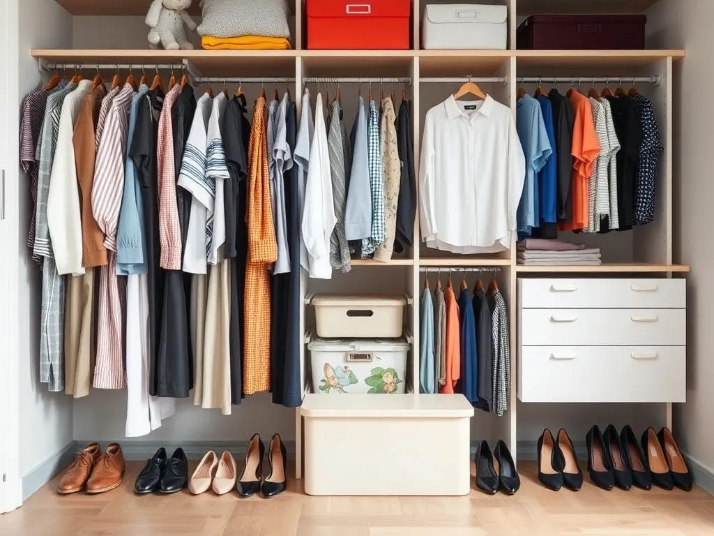 Jak segregować ubrania w szafie? Praktyczne porady i triki