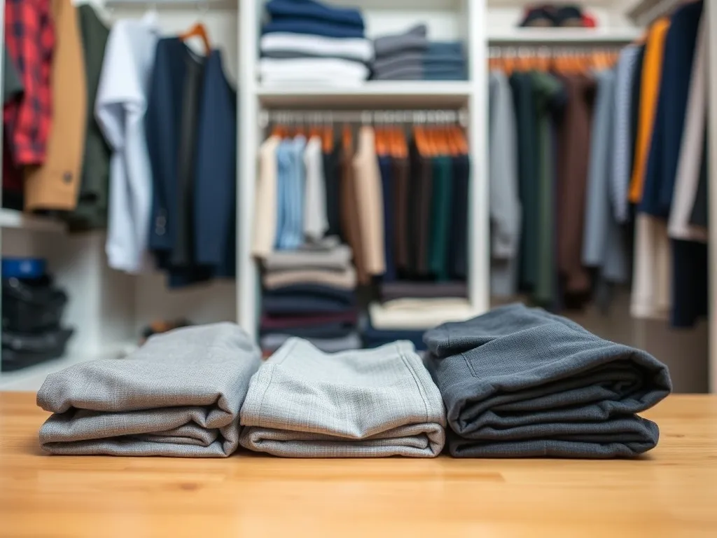 Jak składać spodnie w szafie: sprawdzone metody i porady