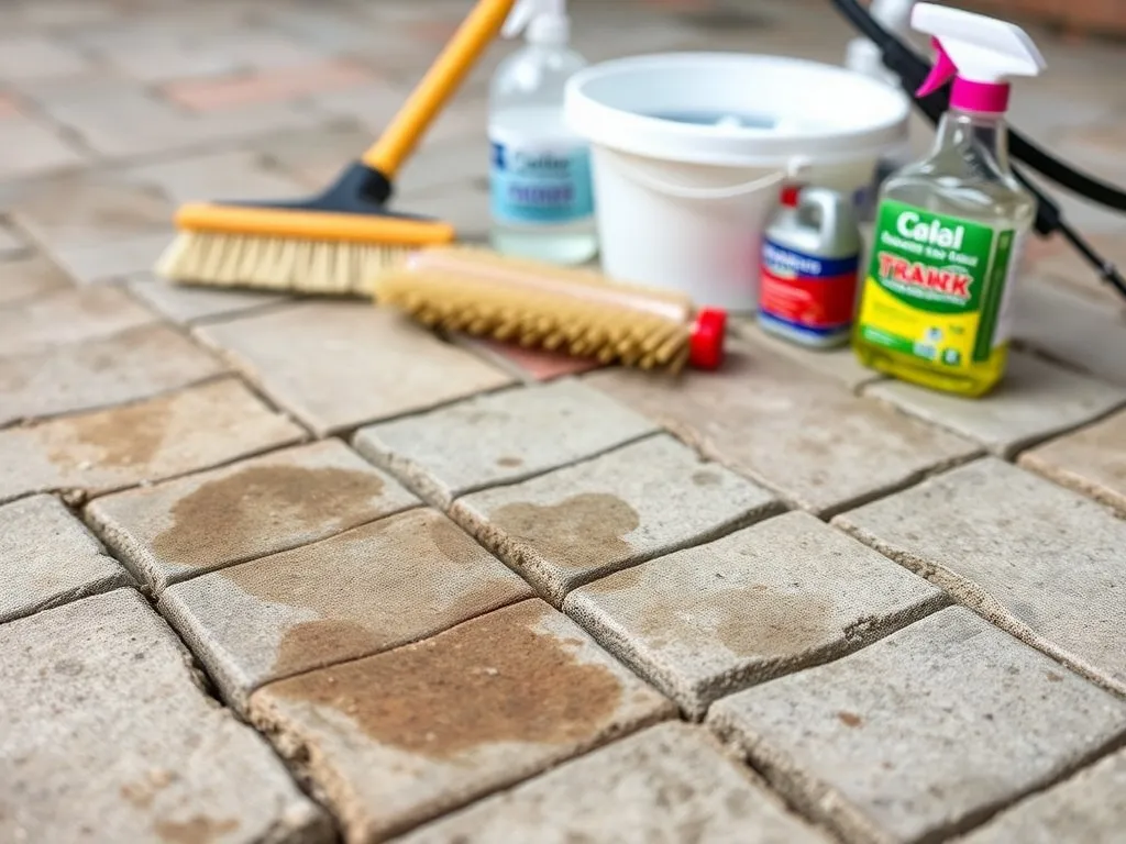 Jak usunąć cement z kostki brukowej? Skuteczne metody czyszczenia